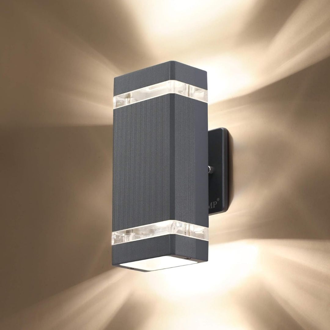 Kian – Moderne LED-Wandleuchte in Anthrazit mit Up- & Down-Lichteffekt