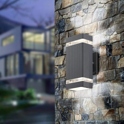 Kian – Moderne LED-Wandleuchte in Anthrazit mit Up- & Down-Lichteffekt